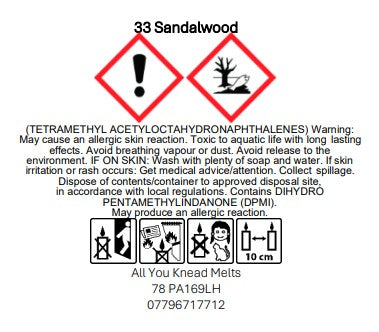 33 Sandalwood Squares
