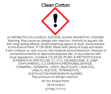 Clean Cotton Air Freshener - Refill Bottle