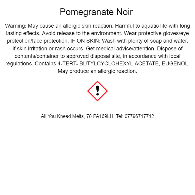 Pomegranate Noir (Inspired by JM)