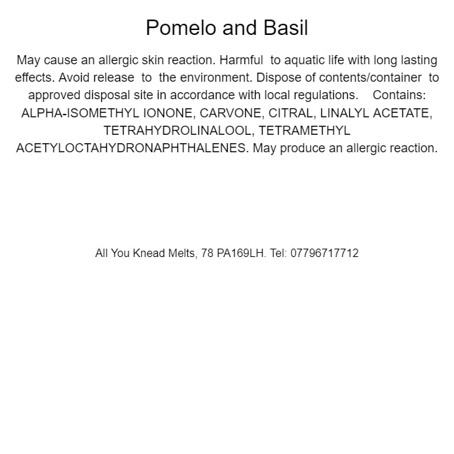 Pomelo and Basil (Inspired by JM)