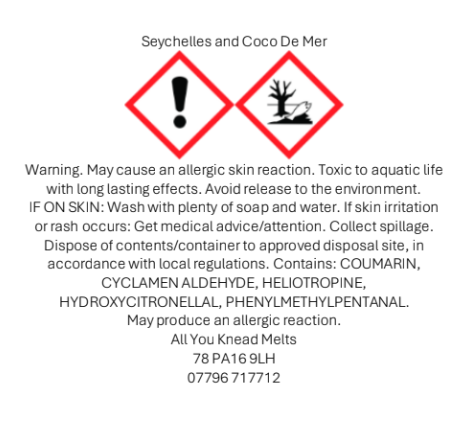 Seychelles and Coco De Mer Air Freshener