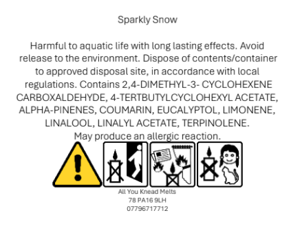 Set of 3 Christmas Candles