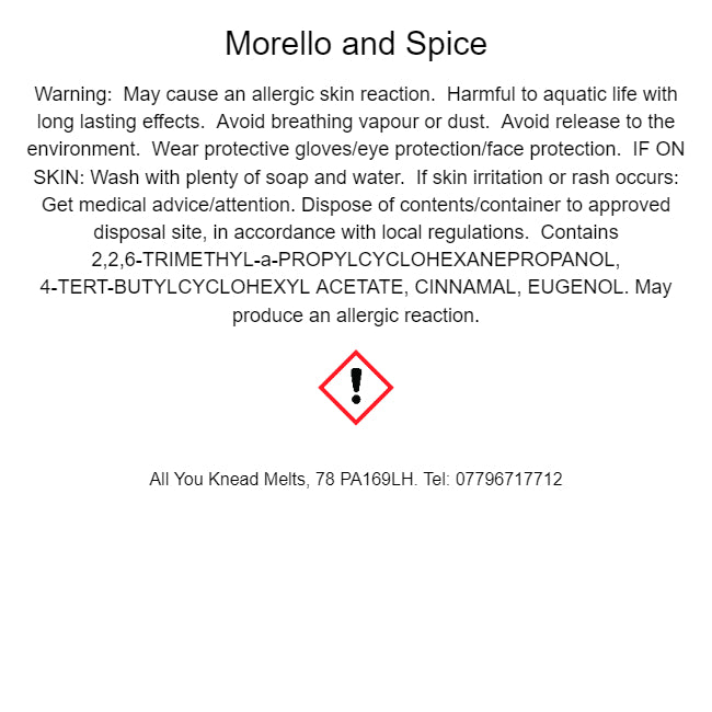 Morello and Spice (Inspired by JM)